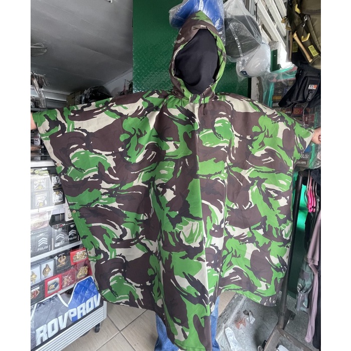 Jas Hujan Loreng TNI - Jas Hujan Loreng Malvinas (Velbed)