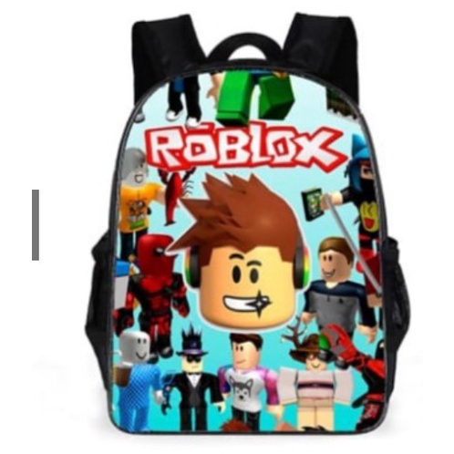 Tas Sekolah Anak Laki Laki SD Roblox Kualitas Premium TK SD SMA SMP - Putih All