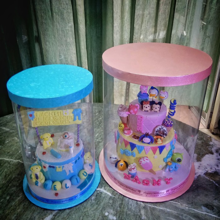 

Box kue D35 Tanpa Mika - Coklat tembaga