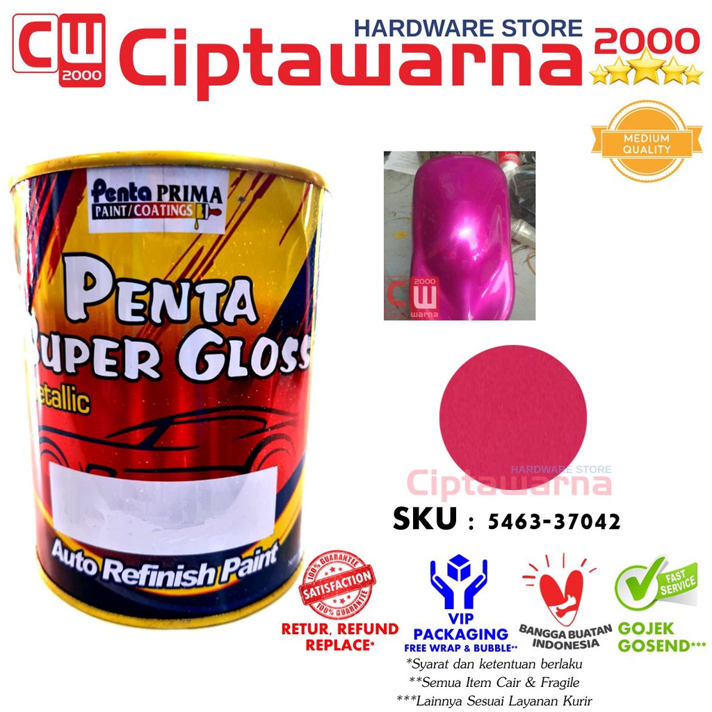 Cat Penta Super Gloss Pink Candy Candytone 1 LITER - CWK
