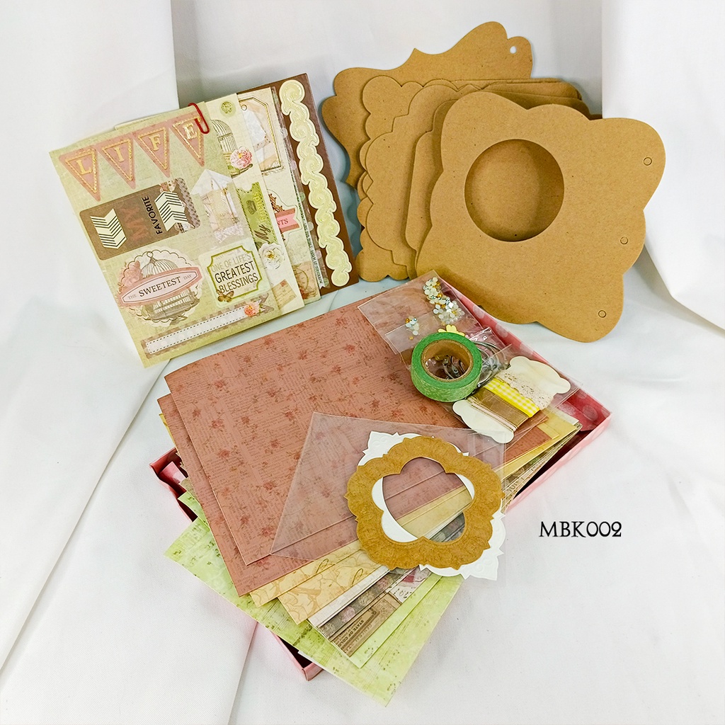 

Set Bullet Journal Kit Dekorasi Journaling Scrapbook MBK001