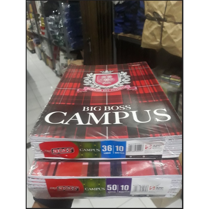 

✨BISA COD✨ -Buku Tulis BigBoss Campus 50 lembar isi 10 Buku