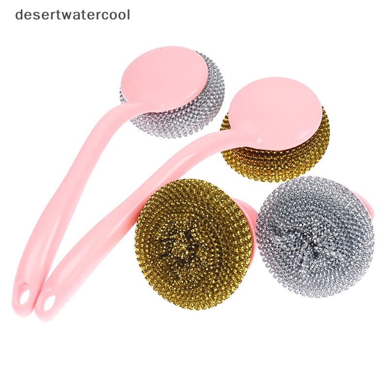 Deid Sikat Kawat Bola Dengan Gagang Sikat Pembersih Panci Gagang Piring Sikat Cuci Martijn