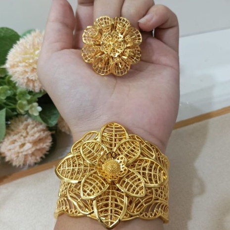 Set kendari gelang dan cincin xuping lapis Emas 24k