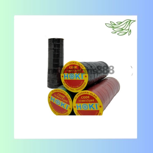 

Isolasi HITAM Kecil / Selotip Solasi Kado Tipis / SOLASII 14 mm x 3 yard [PER PCS] BEST SELLER