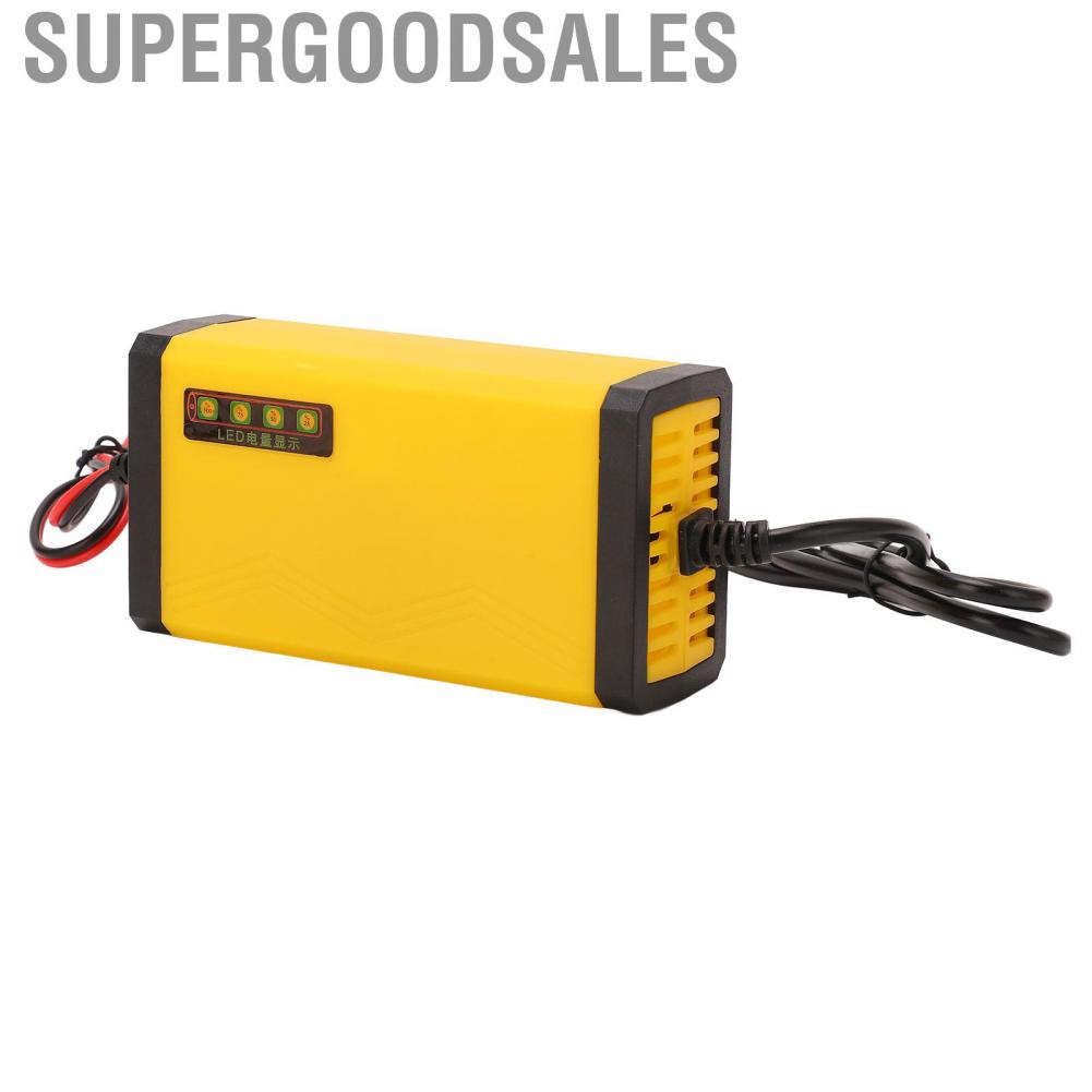 Supergoodsales DC 12V Smart   With LCD Display Multifunctional Automobile Maintainer EU Plug