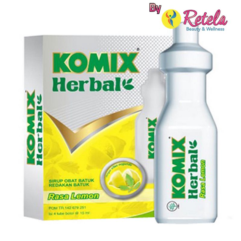 Komix Herbal Lemon 4 Sachet 15ml