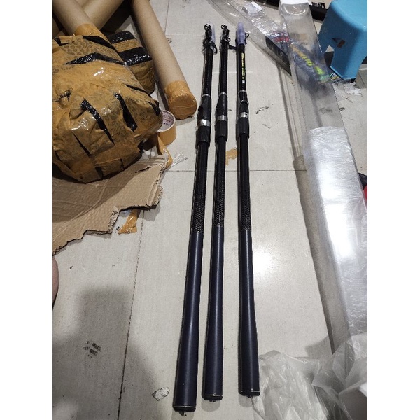 Joran Pancing Surf Exori Black Cobra 360 390 420 carbon pantai pasiran