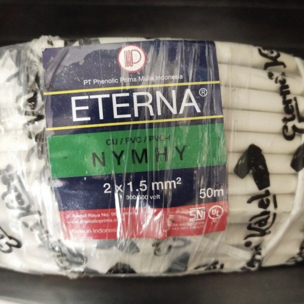 Kabel NYMHY 2x1.5 Eterna 50 mtr