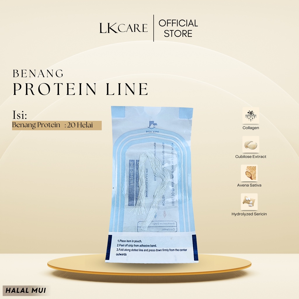 LKCare tanam benang  collagen tanpa jarum halal protein line