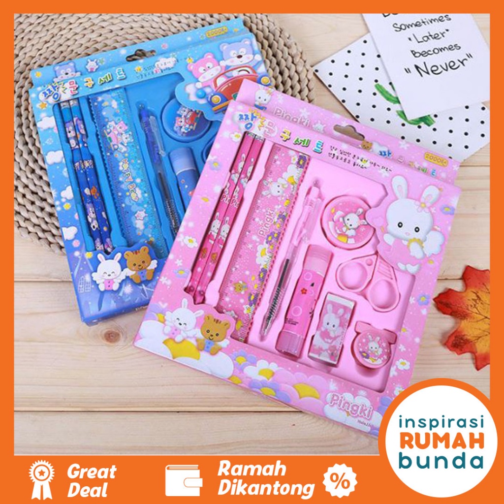 

Paket Alat Tulis Anak Sekolah Tempat Pensil 5in1 7In1 9in1 Alat Tulis Set Karakter Tempat Alat Tulis 803 7in1 Souvenir Kado Hadiah