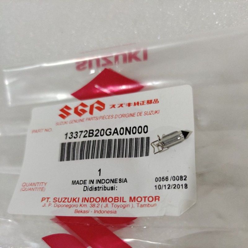 COD Needle Assy Jarum Pelmpung Carburator Suzuki Arashi 125 Original 13372B20GA0N000 ASLI - RPMSEMAR