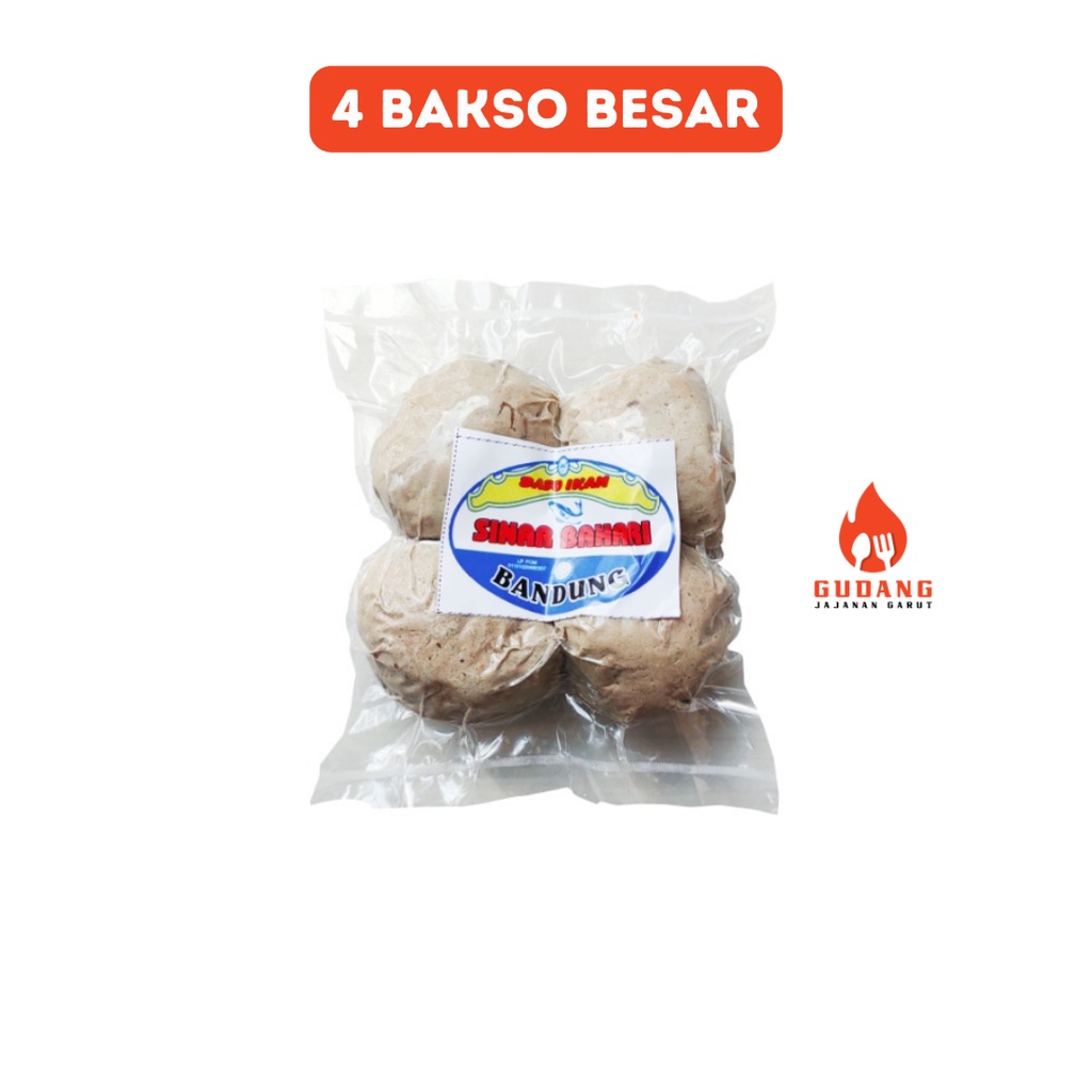 

Bakso / Baso Ikan Sinar Bahari Bandung 4 Bakso Besar Vacuum Tanpa Bumbu