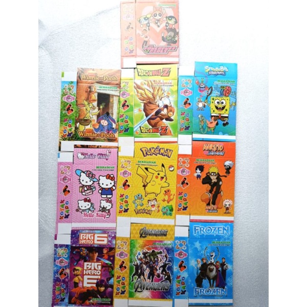 

Kotak Kado Kartun Kecil 1 Ikat 50pcs