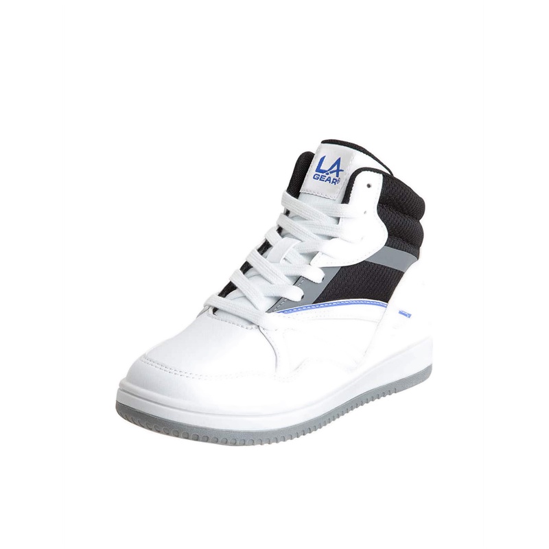 Payless LA Gear Childrens Hoops Basket Sneakers - White_10