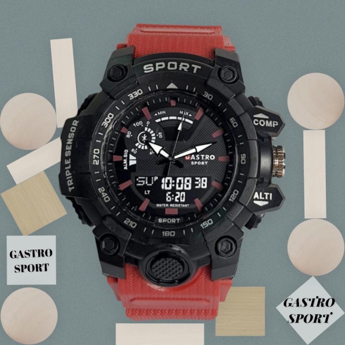 Jam Tangan Pria  Analog Karet Jam Tangan Analog