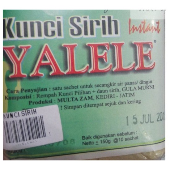 

Kunci Sirih Instan Sehat Yalele