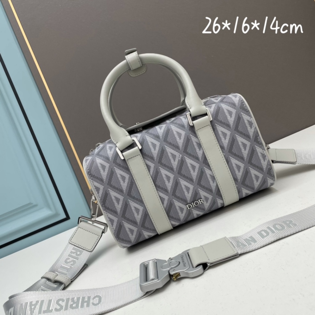 Original 2023 New DIOR Classic New Printing Series Boston Bags Casual Women's Handbags Shoulder Bags