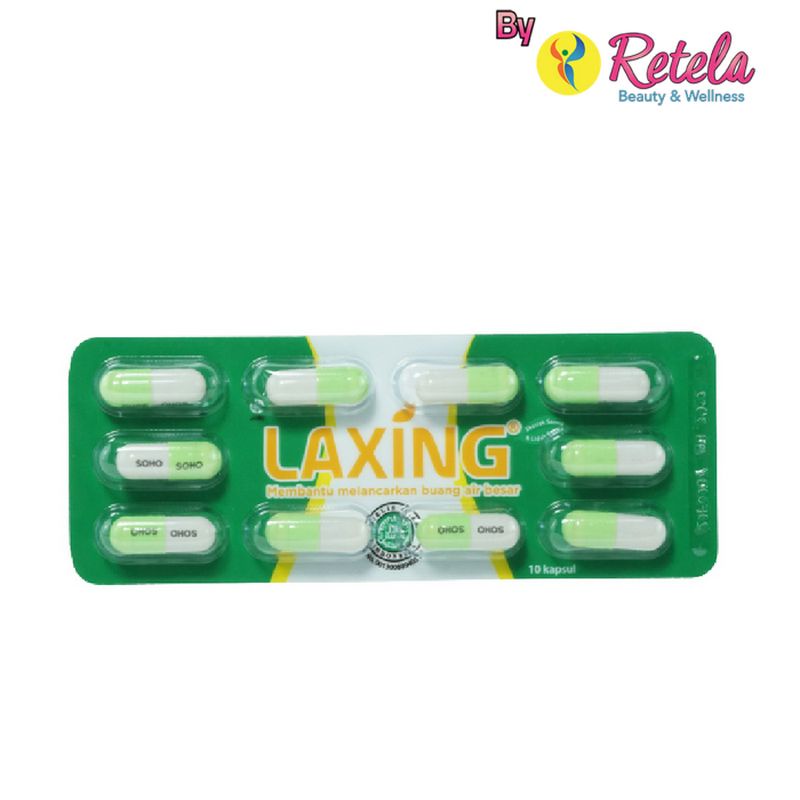 Laxing 1 Blister 10 Capsul/ Pelangsing/ Diet