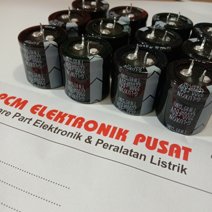 *BEST SELLER* Elco 2200uf 80v 2200 uf 80 v