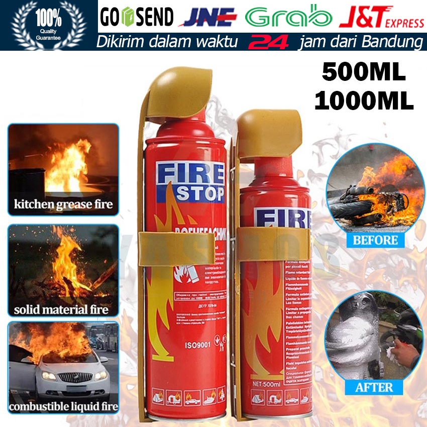 500/1000ML Fire Stop / Alat Pemadam Api Ringan / Racun Api / Pemadam Api Mobil Mini APAR Ringan / Pe