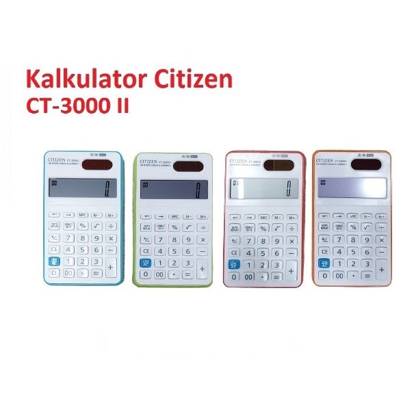 

Kalkulator mini Pocket 12 Digits CT-3000II Calkulator CITIZEN CT-3000