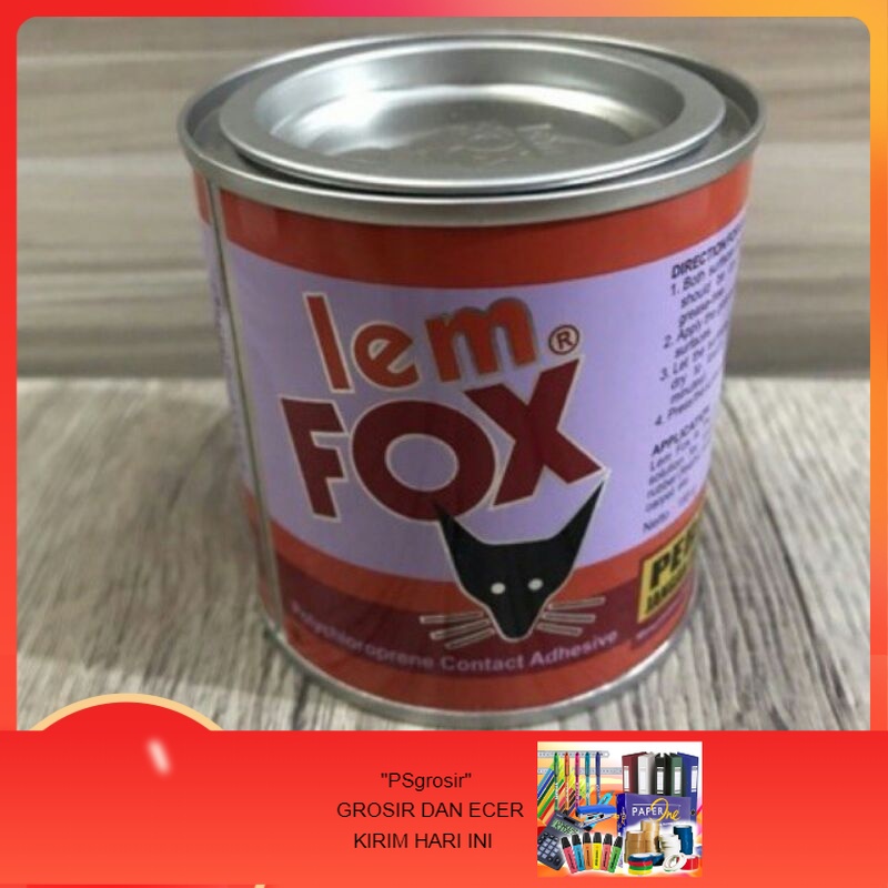 

Lem FOX 70 gr kuning kaleng merah biru/lem serbaguna "psgrosir