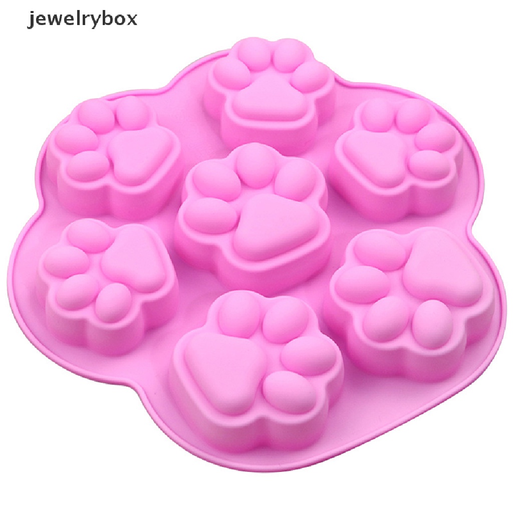 [jewelrybox] Cetakan Silikon Lovely Paw Ice Cube Soap Fondant Dekorasi Silikon Shape mold Butik