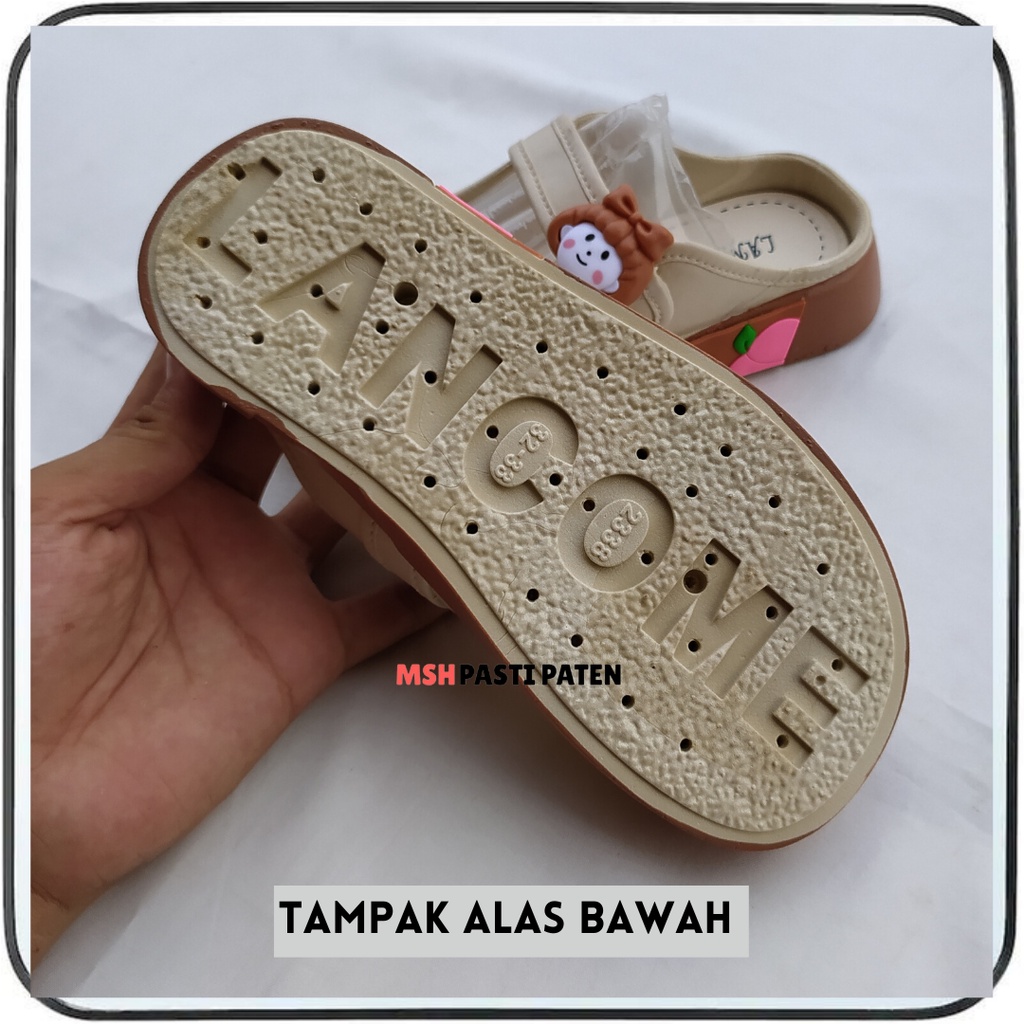 Sendal Anak Wanita Lucu Import Size 24-35 Sandal Balita Lancome 2338