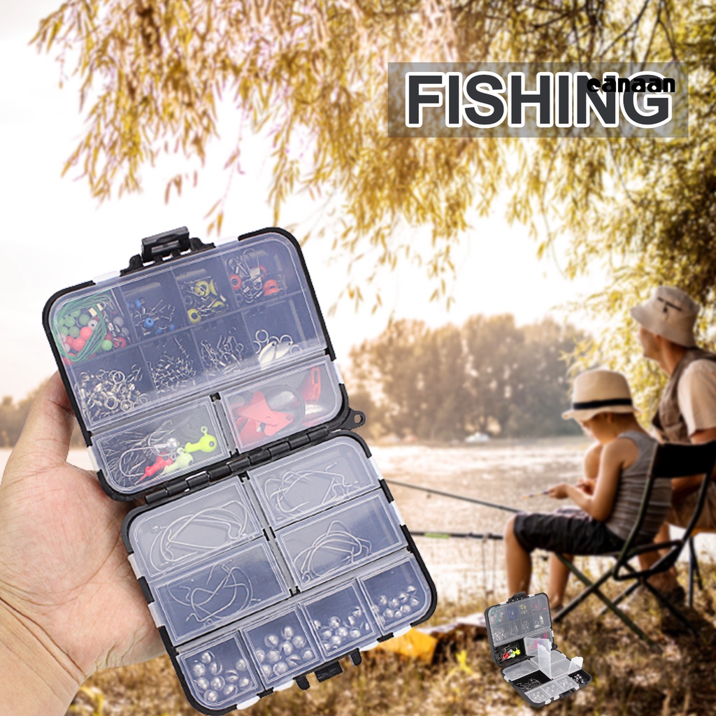 Cnn-191pcs/set Kotak Alat Kait Umpan Pancing Aksesori Tackle Kit Untuk Memancing