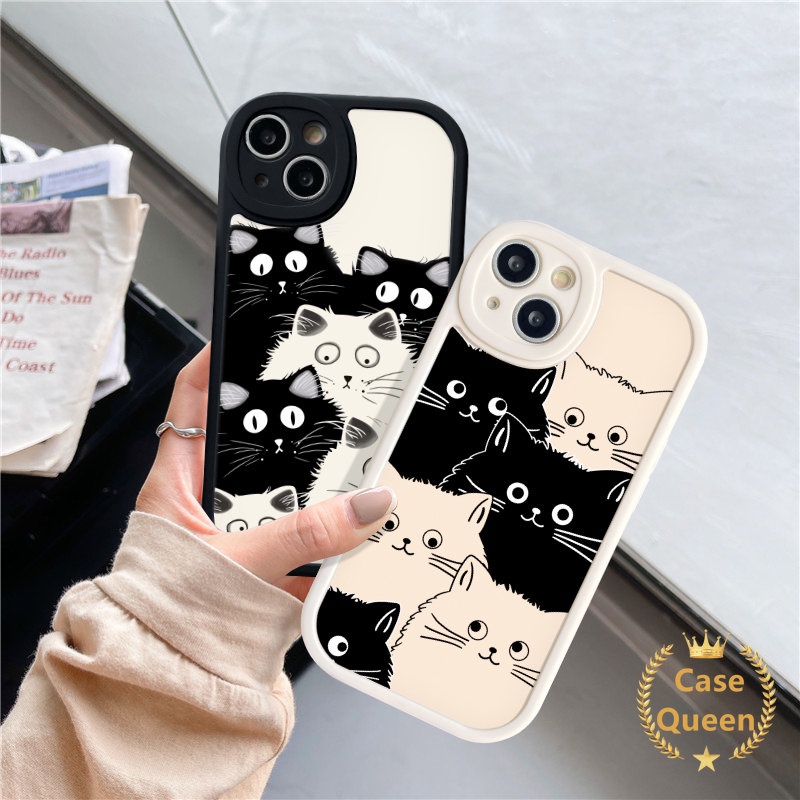 Cute Funny Cat Casing Infinix Hot 11s 9 10T 10 11 10s Play Hot 10 Lite Infinix Note 8 Smart 5 6 Cartoon Soft Tpu Phone Cover