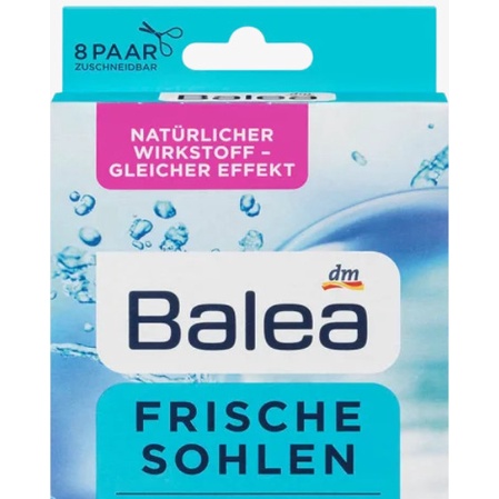 Insole Sepatu Fresh Balea isi 8 Pasang Sol Dalam Jerman