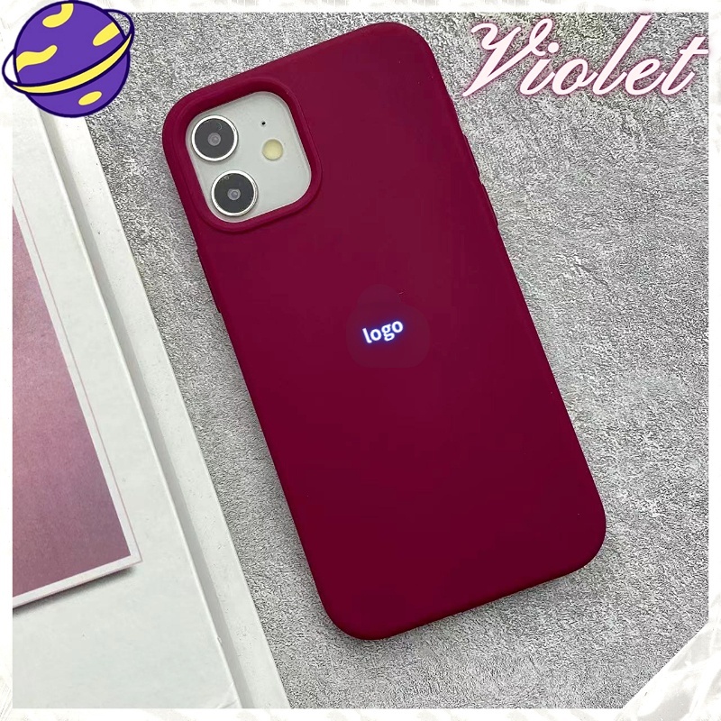 IPHONE Casing Silikon Violet Canggih Untuk Iphone14 12 13 11 Pro X Xs Max XR Penutup Belakang Lembut Tahan Jatuh6 7 8 14 Plus Casing Ponsel