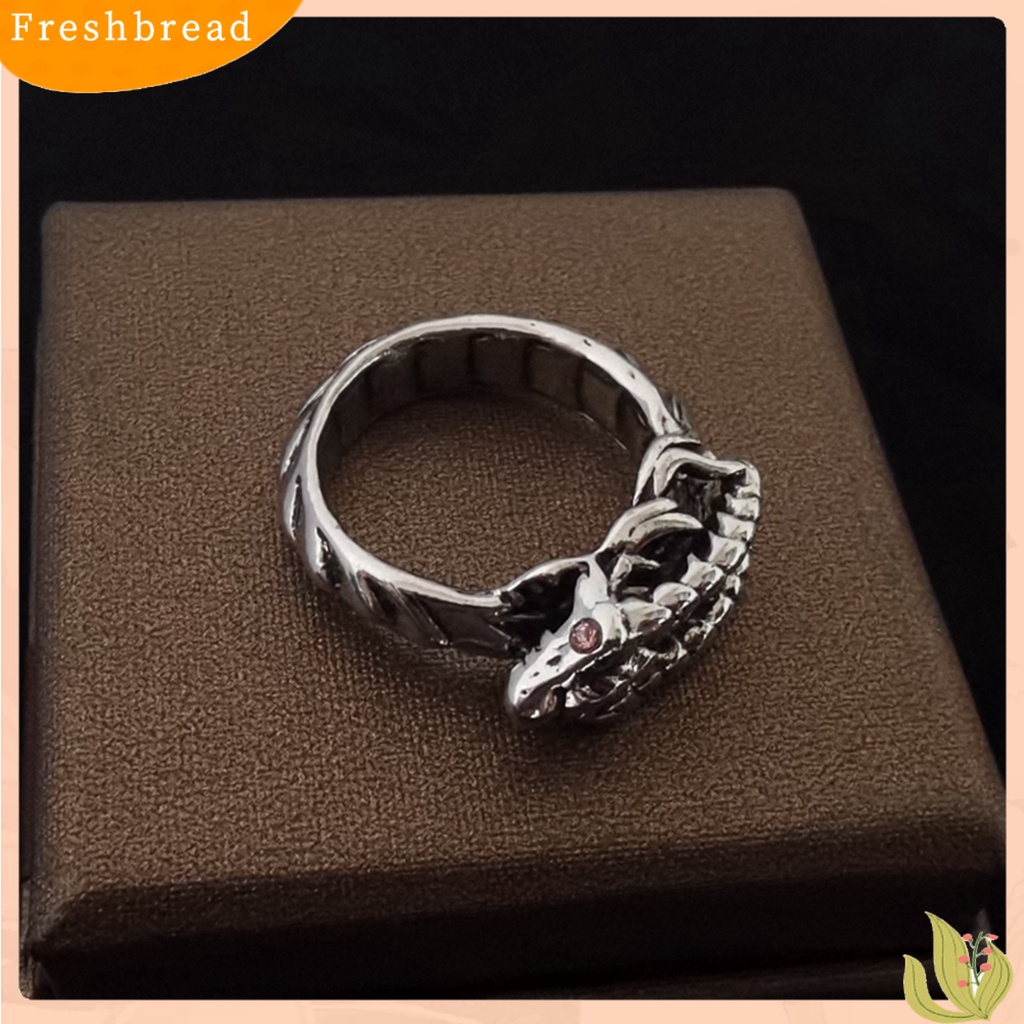 &lt; Freshbread &gt; Cincin Giant Dragon Cincin Naga Keren Unisex Adjustable Untuk Pesta