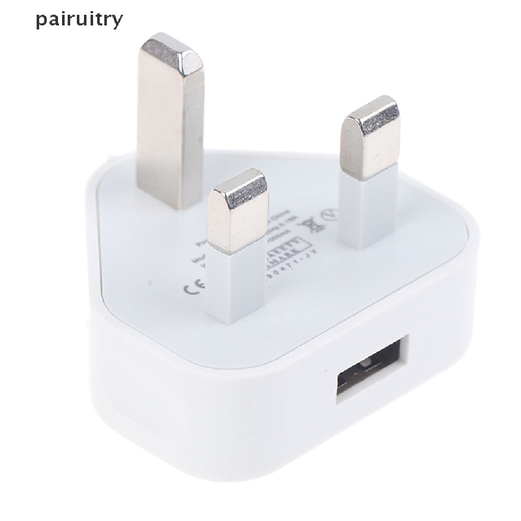 Prt Speedy Fast 1port USB Charger 3pin Colokan Listrik UK Adaptor Colokan Dinding ORIGINAL PRT