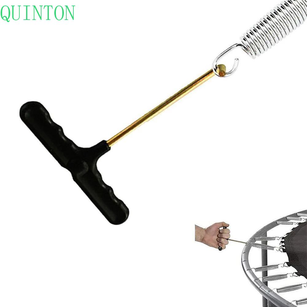 Quinton Spring Pull Tool Black Trampoline Install Trampolin Spring Pull Tarik Kait Untuk Outdoor Mat T-Hook Tent Peg Puller