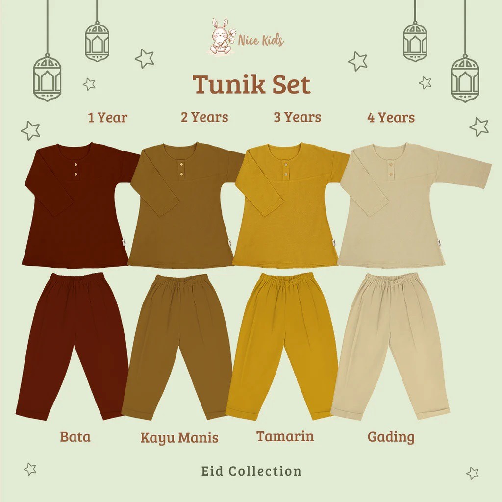 Nice Kids Tunik Set | Baju Muslim Anak