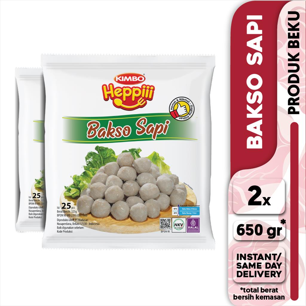 

KIMBO Heppiii Bakso Sapi25 Twin Pack