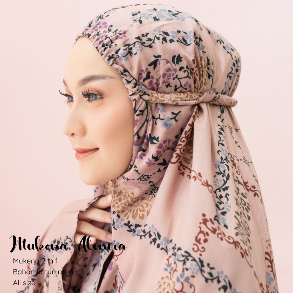 Limited Mukena Dewasa Mukenah Almira Resleting Katun Rayon Grade A Adem Nyaman Dipakai L Terkini C92
