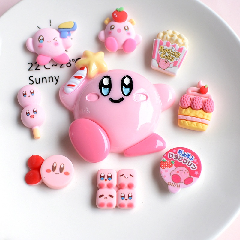 Kuromi/stellalou/cinnamoroll/strawberry Bear Kartun Set Seri Crocs DIY Jibbitz Charm Button Fashion Sepatu Aksesoris#