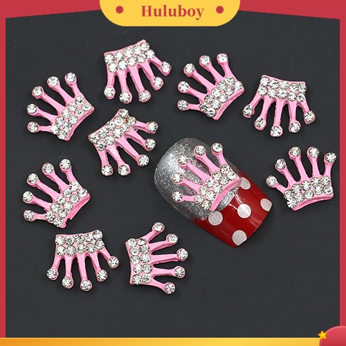 {In Stock} 10xfashion 3D Glitter Berlian Imitasi Nail Art Sticker Perhiasan Alloy DIY Dekorasi