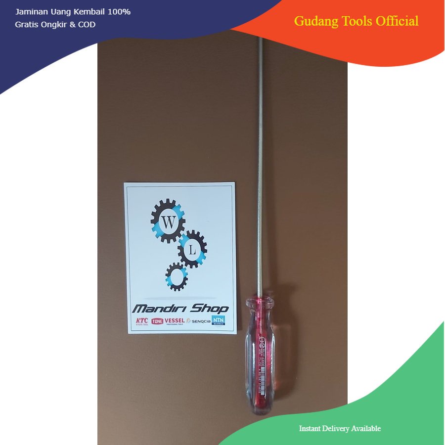 OBENG GAGANG CRYSTAL BESAR PLUS VESSEL 6300E +1X250 BEST SELLER