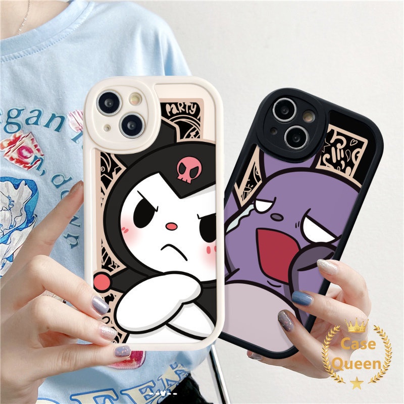 Lovely Baku Soft Tpu Shockproof Back Full Case Infinix Hot 10s 10T 9 11s 11 10 Play Hot 10 Lite Note 8 Smart 5 6 Cartoon Cute Kuromi Cover