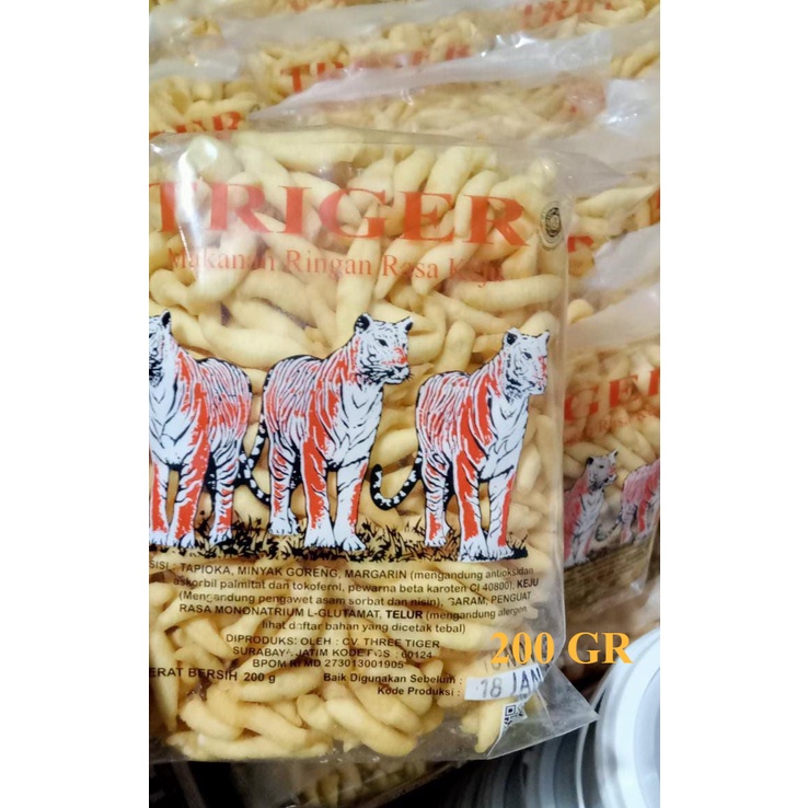 

BIDARAN KEJU TRIGER 200 GR