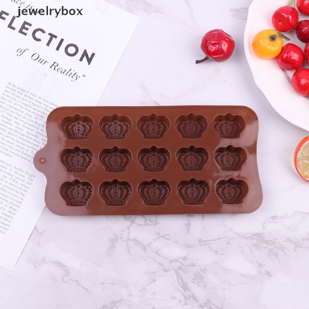 [jewelrybox] 1pc 15lubang Cetakan Coklat Fudge Es Batu Cetakan Silikon DIY Dapur Baking Mold Butik