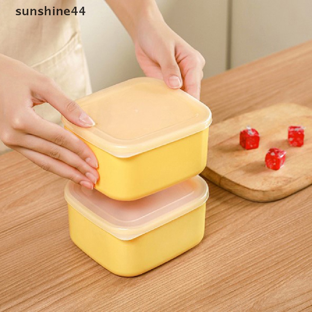 Sunshine Butter Cheese Kotak Penyimpanan Portable Buah Sayur Fresh-keeping Organizer Box ID