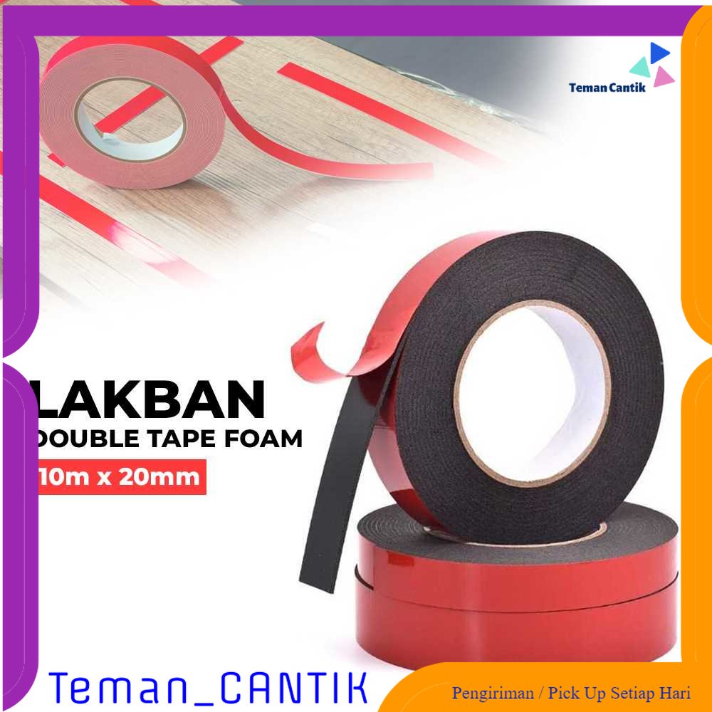 TC - ATK Ecihen Lakban Double Tape Foam 10m x 2mm - Ech01