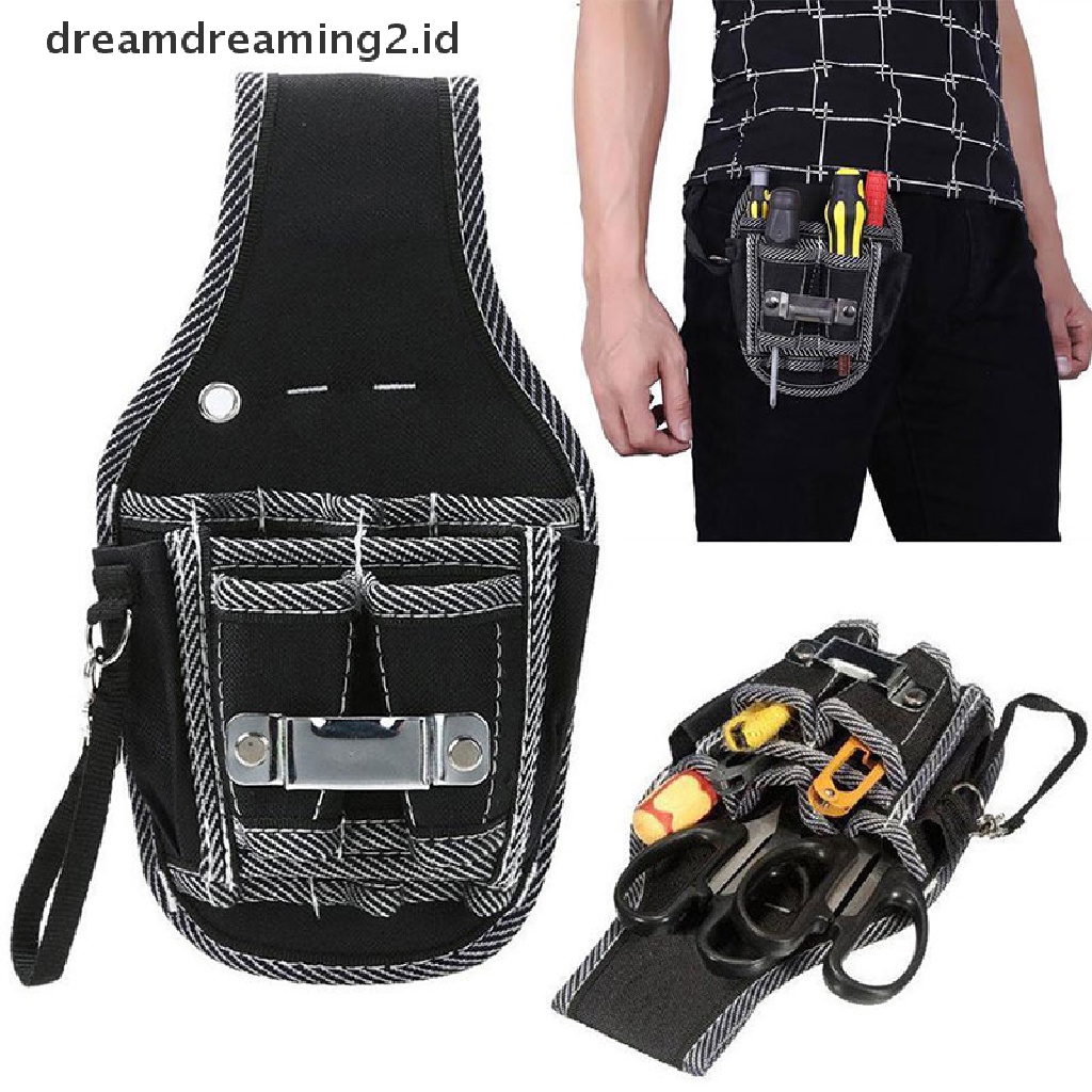 (hot) Electrician Waist Pocket Tool Belt Kantong Tas Obeng Kit Holder Case Cal  //