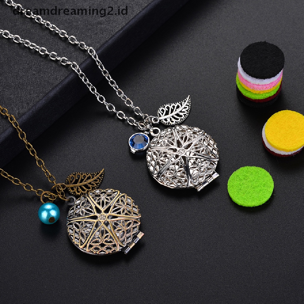 (hot) Kusam 6Pads Liontin Kalung Pengharum Diffuser Pendant//