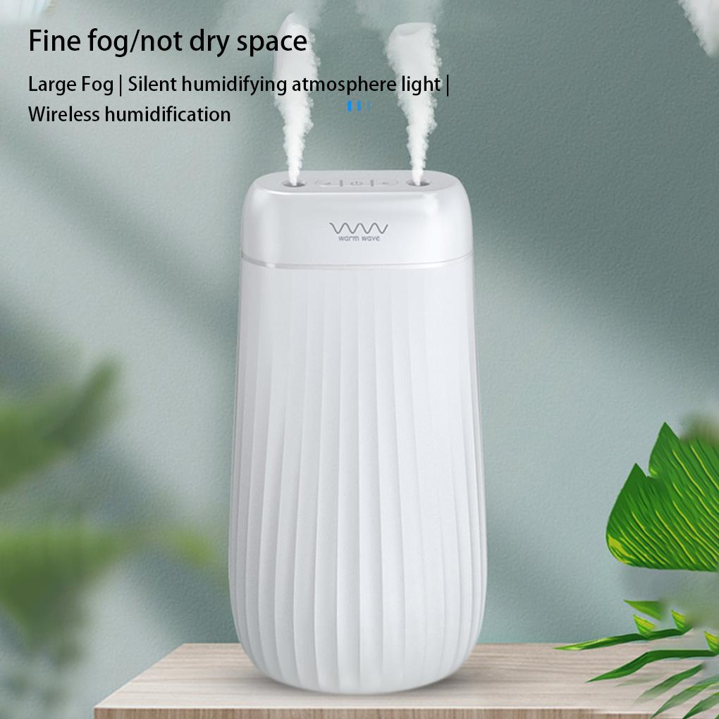 Pengharum Ruangan Mini Humidifier Aroma Diffuser Isi Ulang Nozzle Ganda Dekorasi Indah Decor Desktop Kamar Tidur